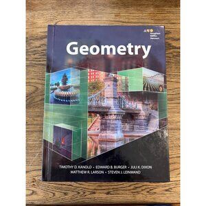 Geometry Houghton Mifflin Harcourt Hardcover Mathematics Pre-Owned